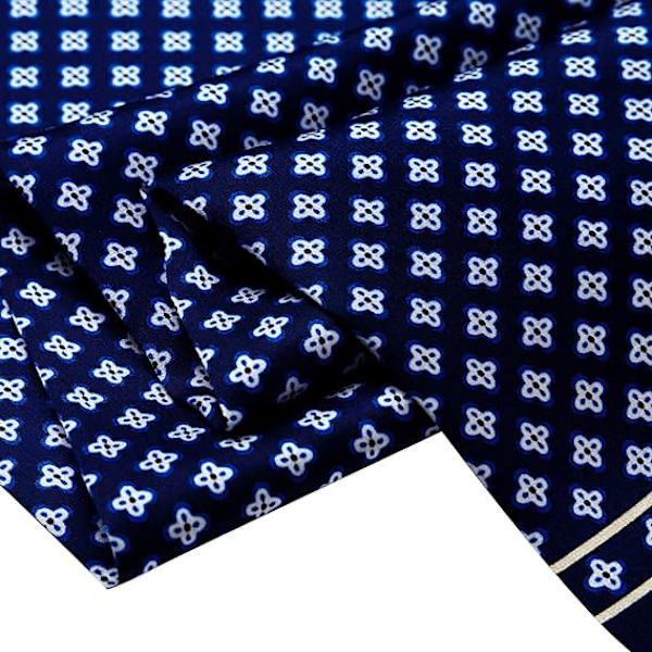 Scarf för män, Sidenscarf för män, Modepresent för män, Double L