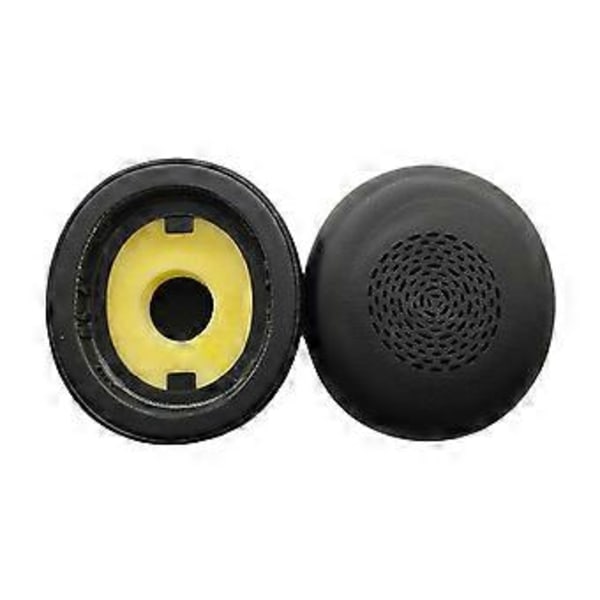 Ersättningsöronkuddar Mjuka Svamp Ovala Öronkuddar för Evolve 2 75 MS Hörlurar Memory Foam Skydd Reparation Svart Black