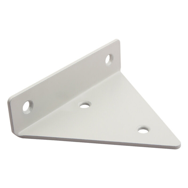 2 stk. (hvid 130 x 170 mm) Hylde, metalvæghylde, svævehylde,