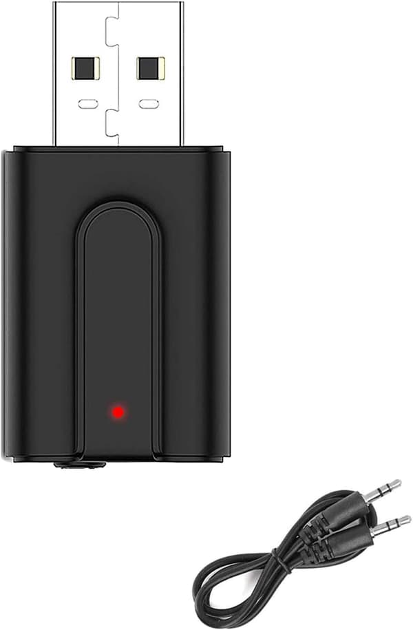 Bluetooth 5.0 -sovitin langaton USB 3-in-1-lähetin ja -vastaanotin