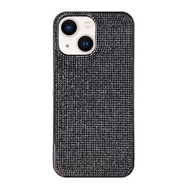 Solid Color Diamond TPU-telefoncover til iPhone 12 Black