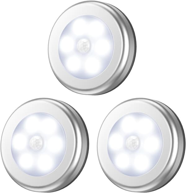 Bevægelsessensorlys, LED-sensor Skabslys, Trappebelysning, Garderobe