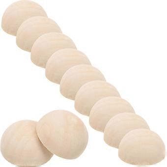 DIY Projektmaterial, Obehandlade Träkulor, Perfekt för