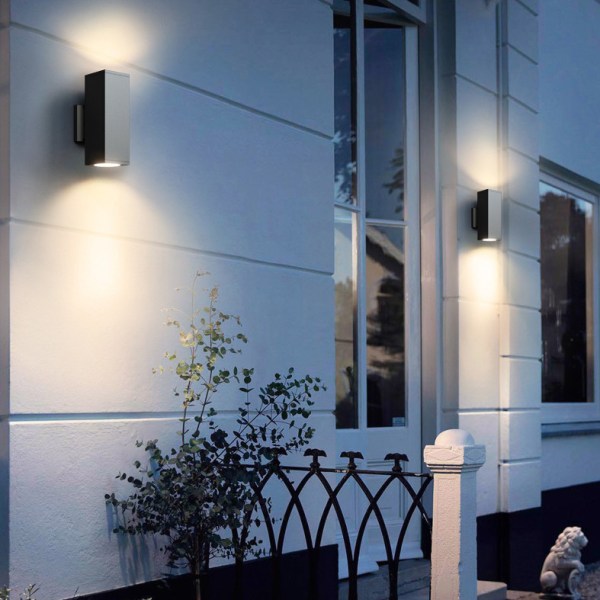 Utomhusvägglampa Nätdriven, IP65 Utomhuslampa Exteriörvägg