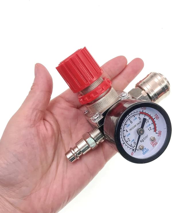 1/4\" luftkompressor trykregulator, 1/4\" pneumatisk trykregulator