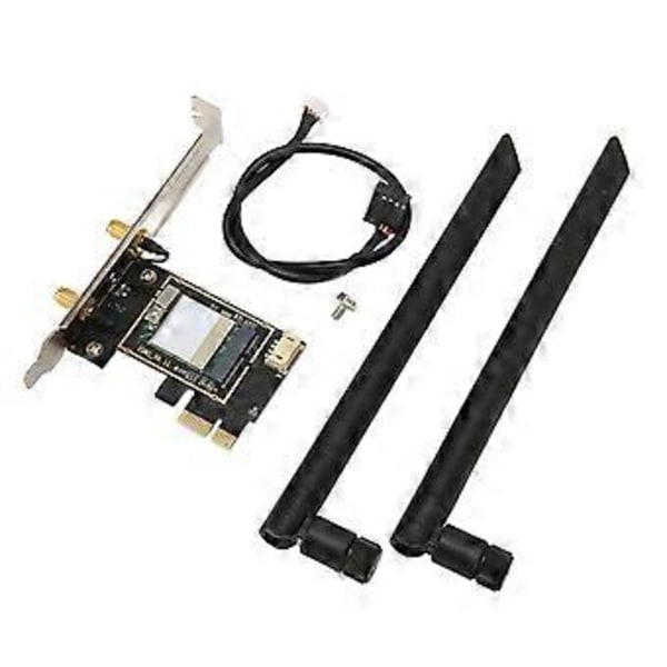PCIe-nätverksadapter RTL8822CE 2.4G 5G Dual Band 1200Mbps Bluetooth 5.0 PCIEx1 Desktop Wireless Network Card ( )