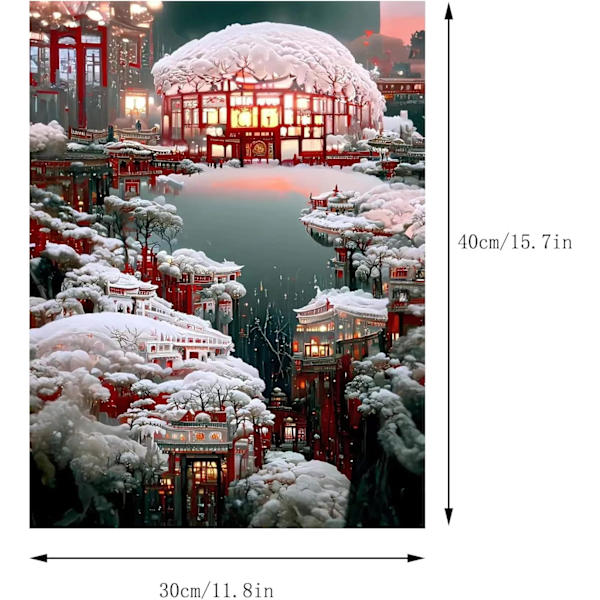 5D Diamond Painting Kits, DIY Pictures Painting by Numbers för Ad