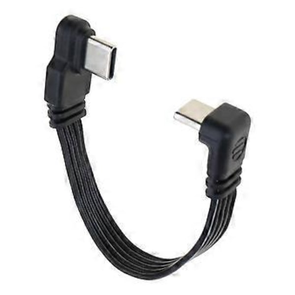 USB C -latauskaapeli 45 W Type C -muunninjohto tableteille, puhelimille ja kannettaville tietokoneille, tukee 480 Mbps:n tiedonsiirtoa, 5–100 cm 10cm LR male to UD male