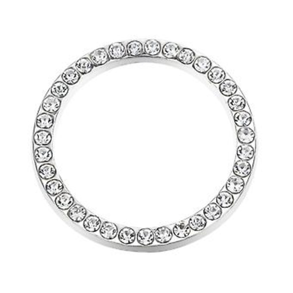 Bling-dekaler för bil, kristallring för bilens inredning, dekal för tändning, strassdekaler för bildekor