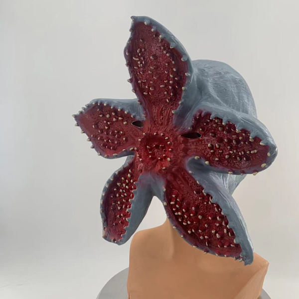Halloween Demogorgons Mask, Cosplay Kostym Huvudbonader Latex Masker,