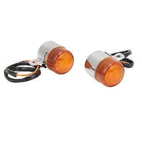 1 par blinkers till motorcykel 6V snygga robusta hög ljusstyrka blinkersindikatorer för Dax CF50 CF70 CT70 ST50 ST70 ( )