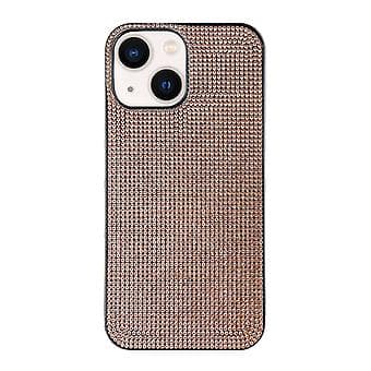 Solid Color Diamond TPU-telefonfodral för iPhone 11 Pro Max Rose Gold