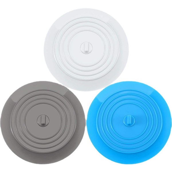 15cm Diameter (Blå) 1 Pack Rund Stor Platt Silikon Diskbänk Pl