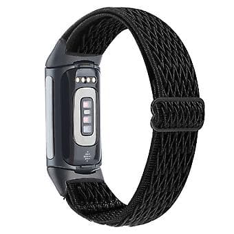 Nyloninen ranneke Fitbit Charge 5:lle Fitbit Charge 5:lle Black