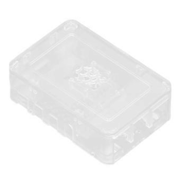 för Raspberry Pi 4 Fodral ABS Avtagbart Reptåligt Värmeavledande Skyddande Skal Transparent ( )