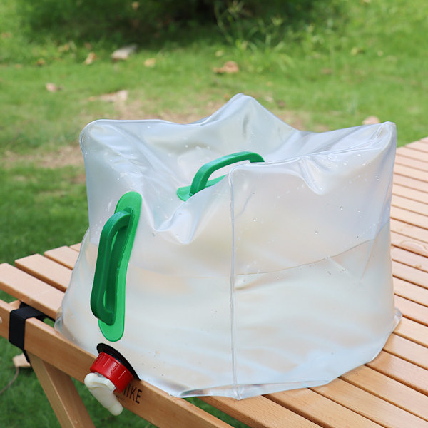 Vikbar vattenförvaringstank, utomhus portabel vattenkokare, grill camping utomhus specifik vattenförvaringspåse, 10L 10L