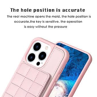 iPhone 15 Pro Max -puhelimen suojakotelo korttipaikalla Pink