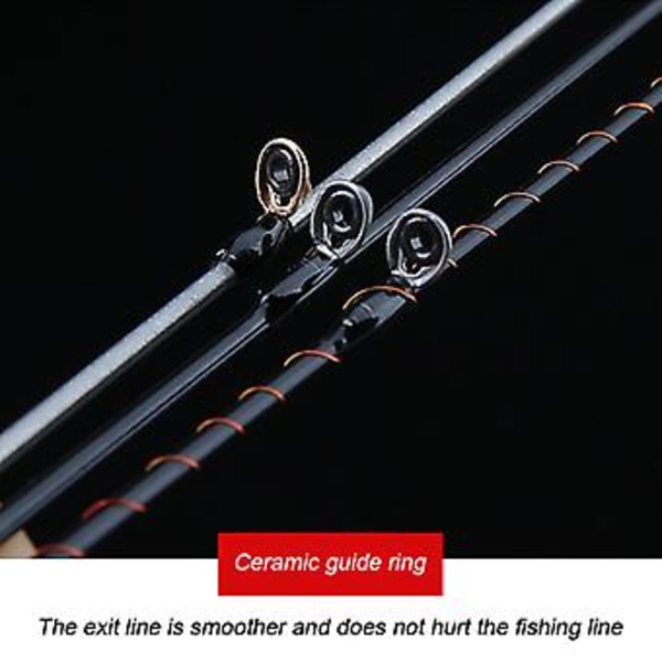 Thousand Fishing Raft Rod LED Luminous Rod Delvis Titanium Legering Halv Titanium Fiske Stöd Ny (Diameter 0.4 Vanlig All Titanium)