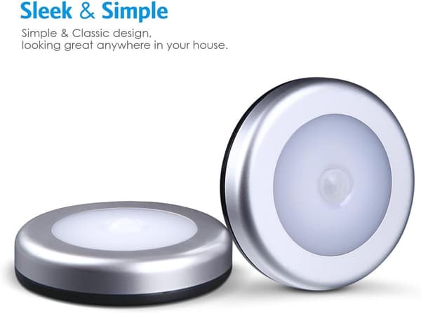 Bevægelsessensorlys, LED-sensor Skabslys, Trappebelysning, Garderobe