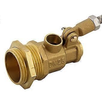 DN25 G1 Mässing Hanegänga Vattensensor Rostfritt Stål Float Kulventil ( )