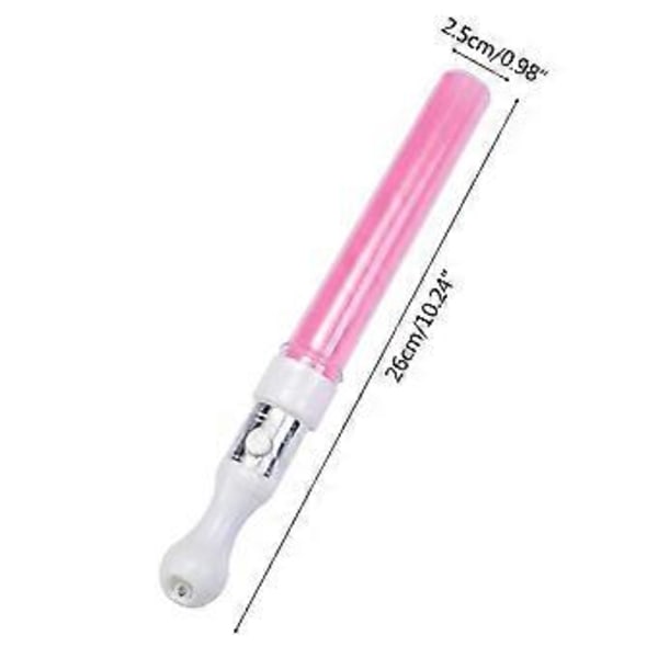 3 Moduser Blinkende LED Lysstaver Slanke Selvlysende Staver Lysende Leker Sikkerhetslys Partyutstyr Holdbar Gul Yellow