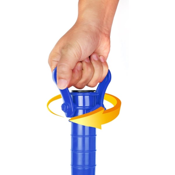 43*9,5 cm, (blå) Paraplyställ för sand- eller jordparasoll Fe