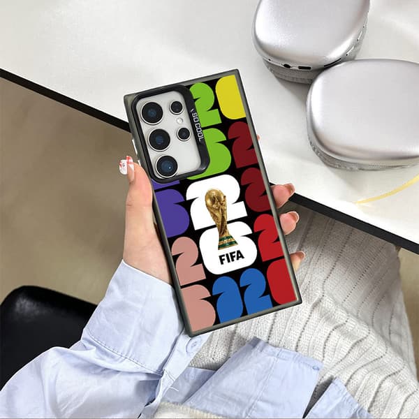 FIFA World Cup Trofæ Telefoncover til Samsung -S23 (Stødresistent) - Sort black