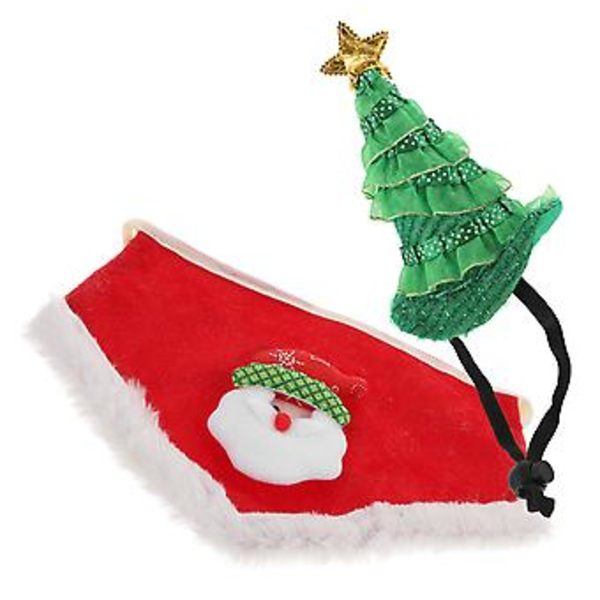 Jultomteset för Katt och Hund - Halsduk, Hatt och Bandana