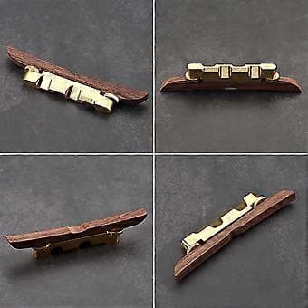 Gitarrstall Rosenträ Bas Sadlar Snidade Gitarrstall Sadlar Ersättningsstall Stränghållare Gitarrdelar Tålig