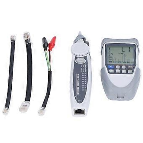 Nätverkskabeltestare LCD Digital Analog Multifunktion POE Wire Tracker Line Finder med väska ( )