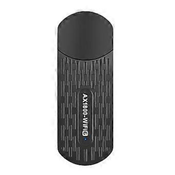 USB WiFi-adapter USB3.0 AX1800Mbps 2.4GHz 5Ghz Högförstärkningsantenn MU MIMO Plug and Play WiFi-dongel för kontorsresor ( )