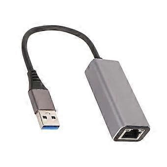 USB til RJ45-adapter 1 Gbps Plug and Play Bærbar aluminiumslegering USB til Ethernet-adapter til bærbar computer tablet desktop ( )