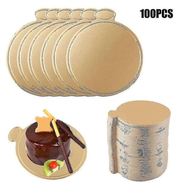 Mini Kagebundplader 100 stk. En Kageplader Dessertbundplade Til Jd5