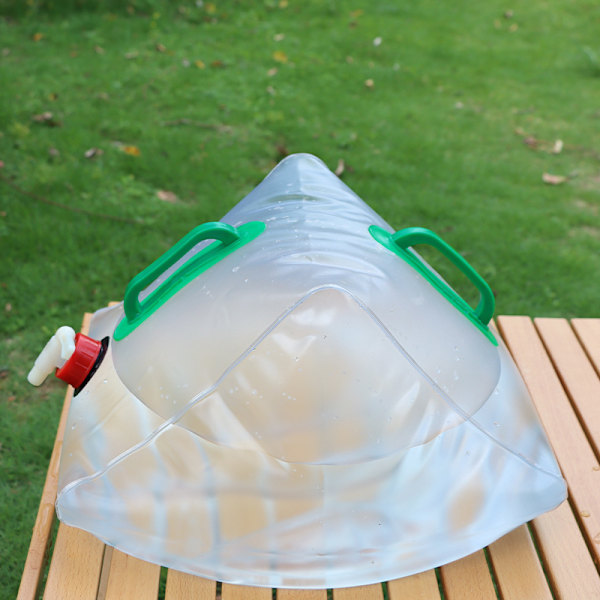 Foldbar vandopbevaringstank, udendørs bærbar kedel, grill camping udendørs specifik vandopbevaringspose, 15L 15L