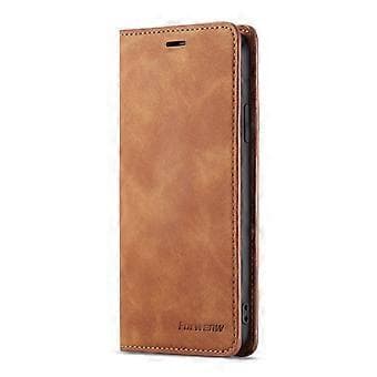 Läderfodral för iPhone X / XS Brown