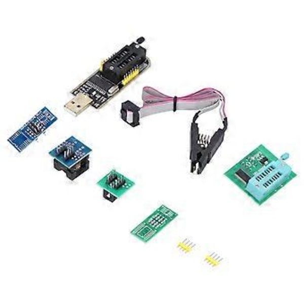 Flash-chip-testklämma Set Programmer Mainboard-tillbehör med SOIC/SOP-stiftformat för 242593 ( )