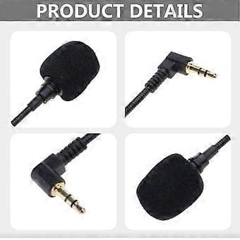 Notesbog Dedikeret Twist Rod Mikrofoner Tablet Computer 3.5mm Mini Mikrofoner til Laptops og Tablets