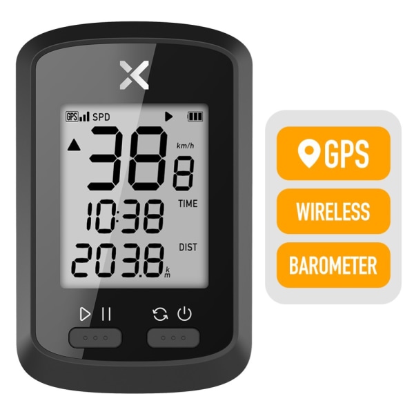 GPS Cykelcomputer Trådløs cykel Speedometer Odometer Cykling
