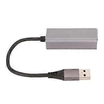 USB til RJ45-adapter 1 Gbps Plug and Play Bærbar aluminiumslegering USB til Ethernet-adapter til bærbar computer tablet desktop ( )