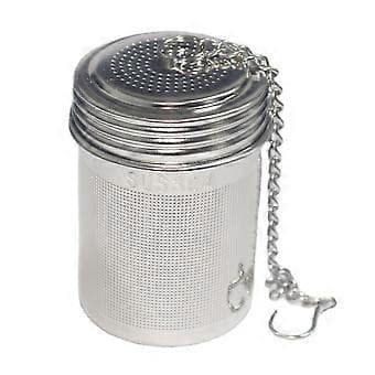 1 stk. te-si i rustfrit stål, te-filtre krydderier gode gaver holdbar te-brygger te-diffuser filter (2,4*1,5 tommer)