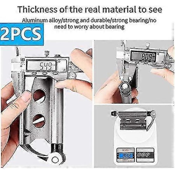 Mountainbike stativ, forgaffel quick release fastgjort clip bagagebærer, bil placeringsstativ, sølv, 2 stk Silver 2Pcs