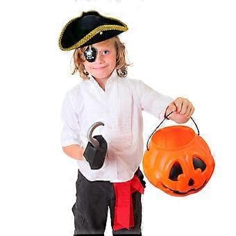 Glitrende Rhinestones Hat Rollespil Pirathat Stilfuld Halloween Hat til Festlige Begivenheder