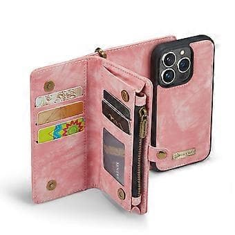 Avtakbart Lærdeksel til iPhone 13 Pro For iPhone 13 Pro Pink