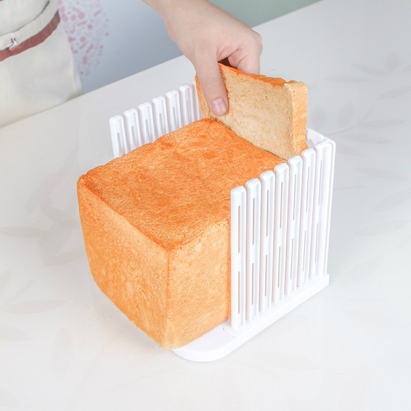 Home Loaf Toast Divider Brödskärare Cutter Skivningsguide Bakning