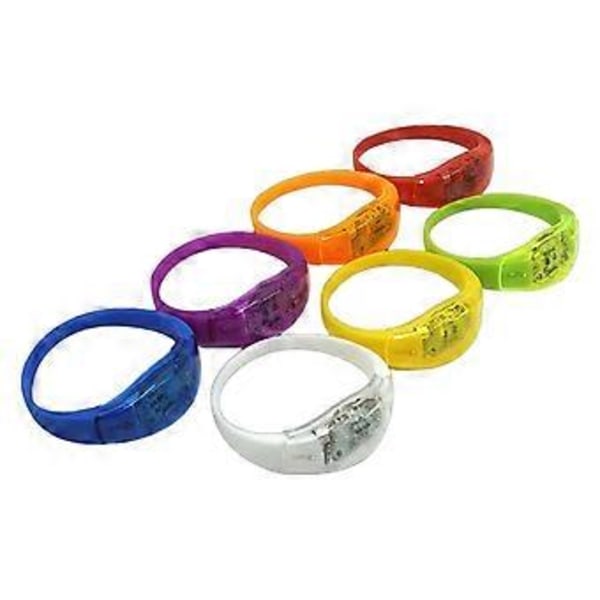 LED Lysarmband Självlysande Armband för Musikkonsert Barnkalas Halloween Jul Tillbehör