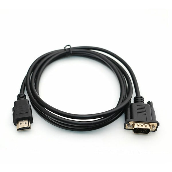 1080P HDMI till VGA-konverteringskabel HDMI till VGA-kabel 1,8 m Adapter