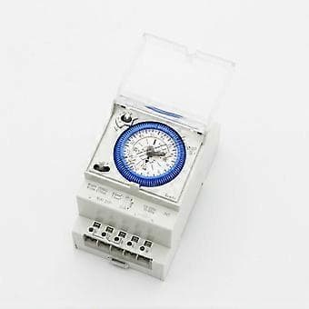 Analog timer med synkronmotor och dagsprogram, timer, 12VAC/DC