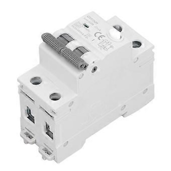 Restströmsstyrd jordfelsbrytare 1P+N 40A 230V 30mA MCB skyddsbrytare med överströmsskydd för hem A-typ ( )