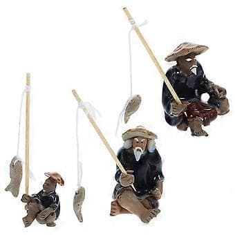 Fiskermodeller til fiskeri Akvariumpynt Assorterede farver 3 stk.