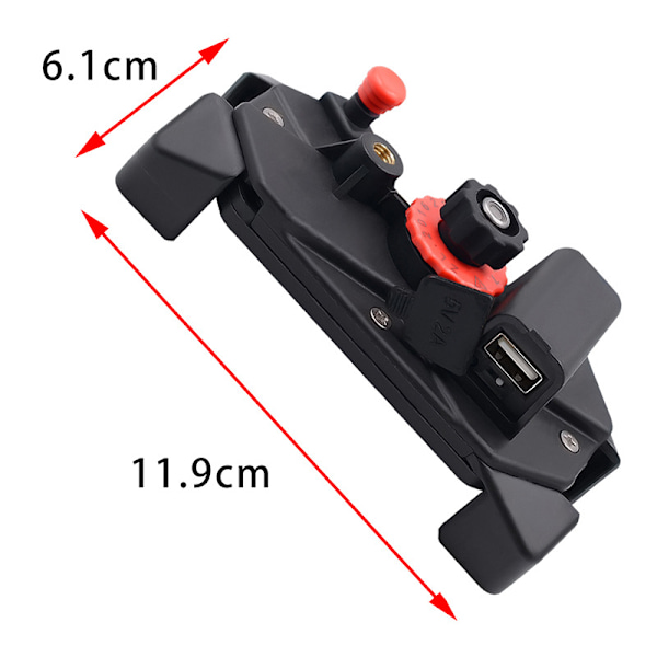 Sykkeltelefonholder Motorsykkel Smartphone Holder, Universelt Styrefeste
